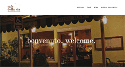 Desktop Screenshot of cafedellavia.com